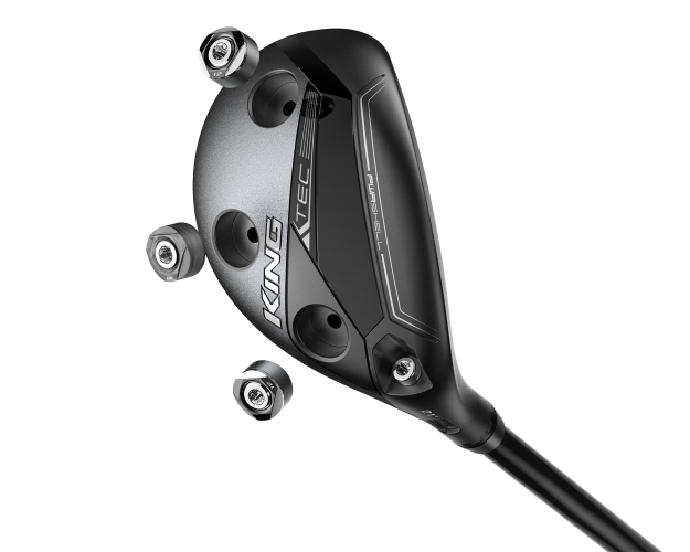 The adjustable weight system allows golfers to fine tune a fade, draw or low ball flight.