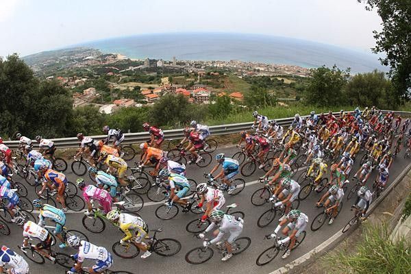 The riders say goodbye to one coast