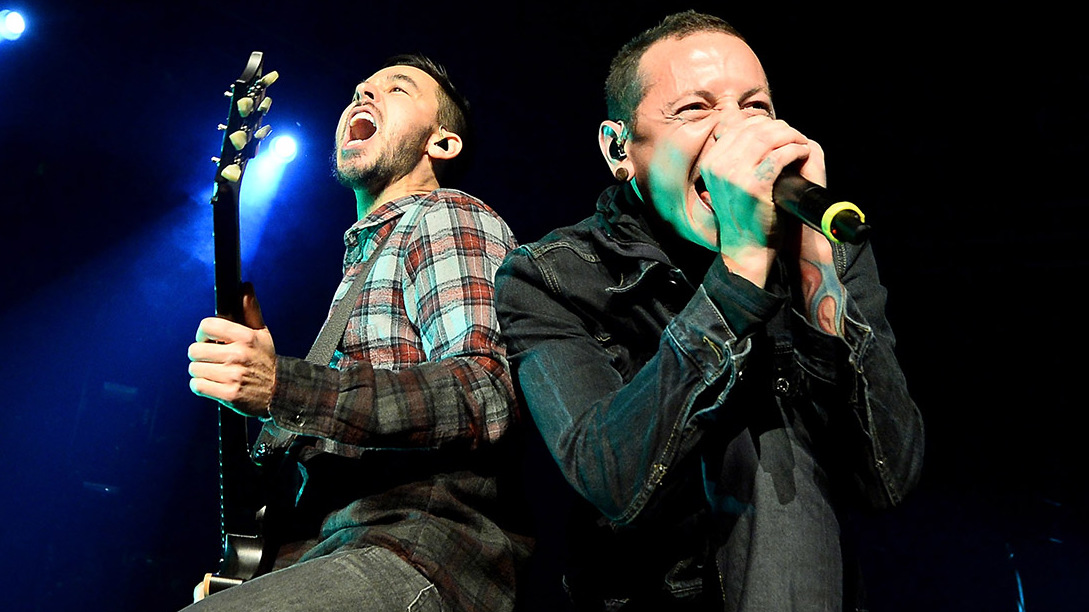 Mike Shinoda and Chester Bennington