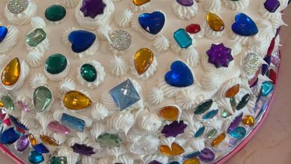 a jewel encrusted cake for kylie jenner's birthday