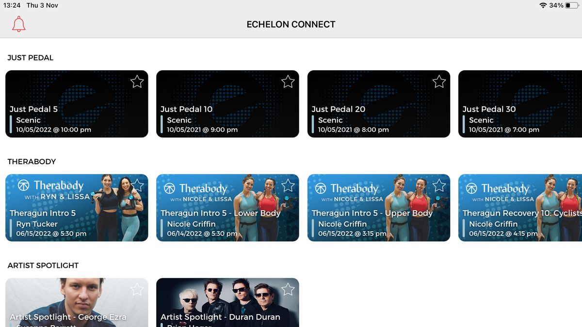 echelon connect ex15