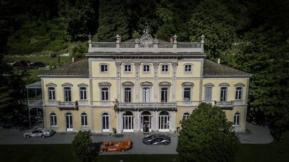 The Concorso d'Eleganza is held at the Villa d'Este on Lake Como