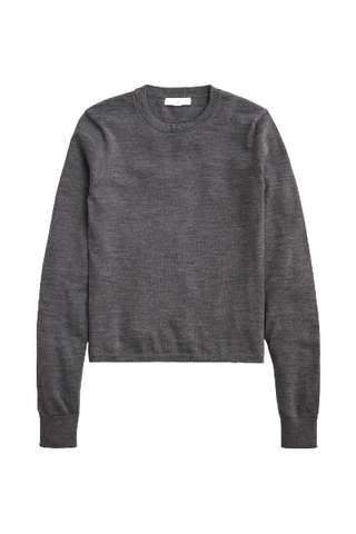 J.Crew Carolyn Fitted Crewneck Sweater in Merino Wool 