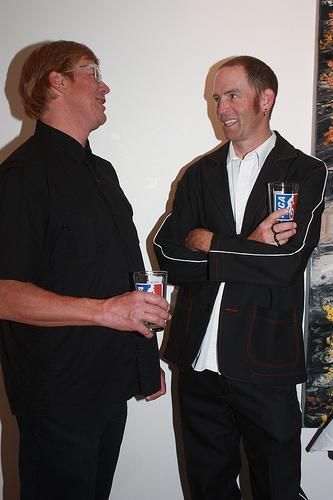 H-ball and Travis Brown at the Colorado Cyclefest fundraiser