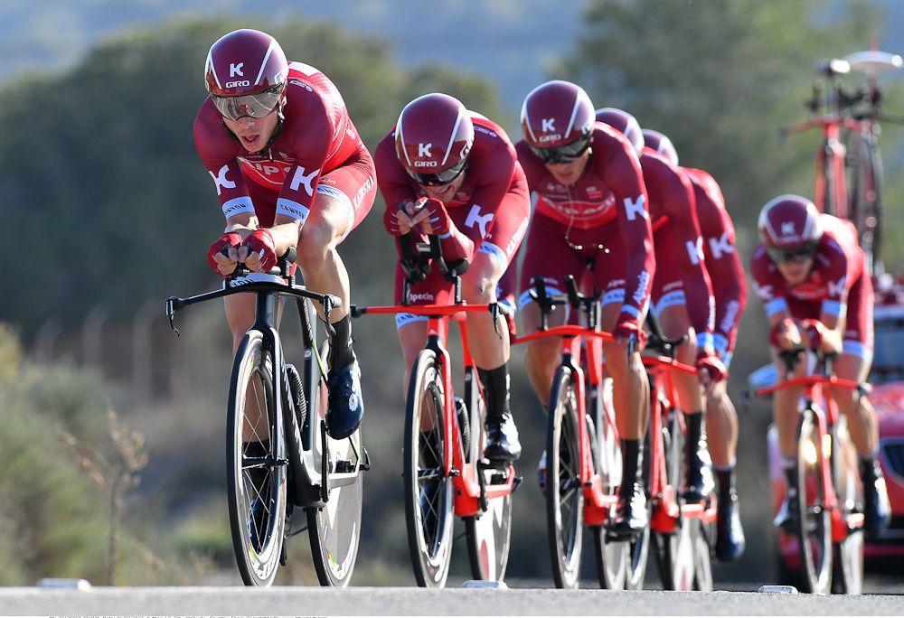 Katusha-Alpecin on course for the opening time trial in Valencia