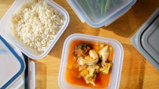 picture of food in tupperware containers