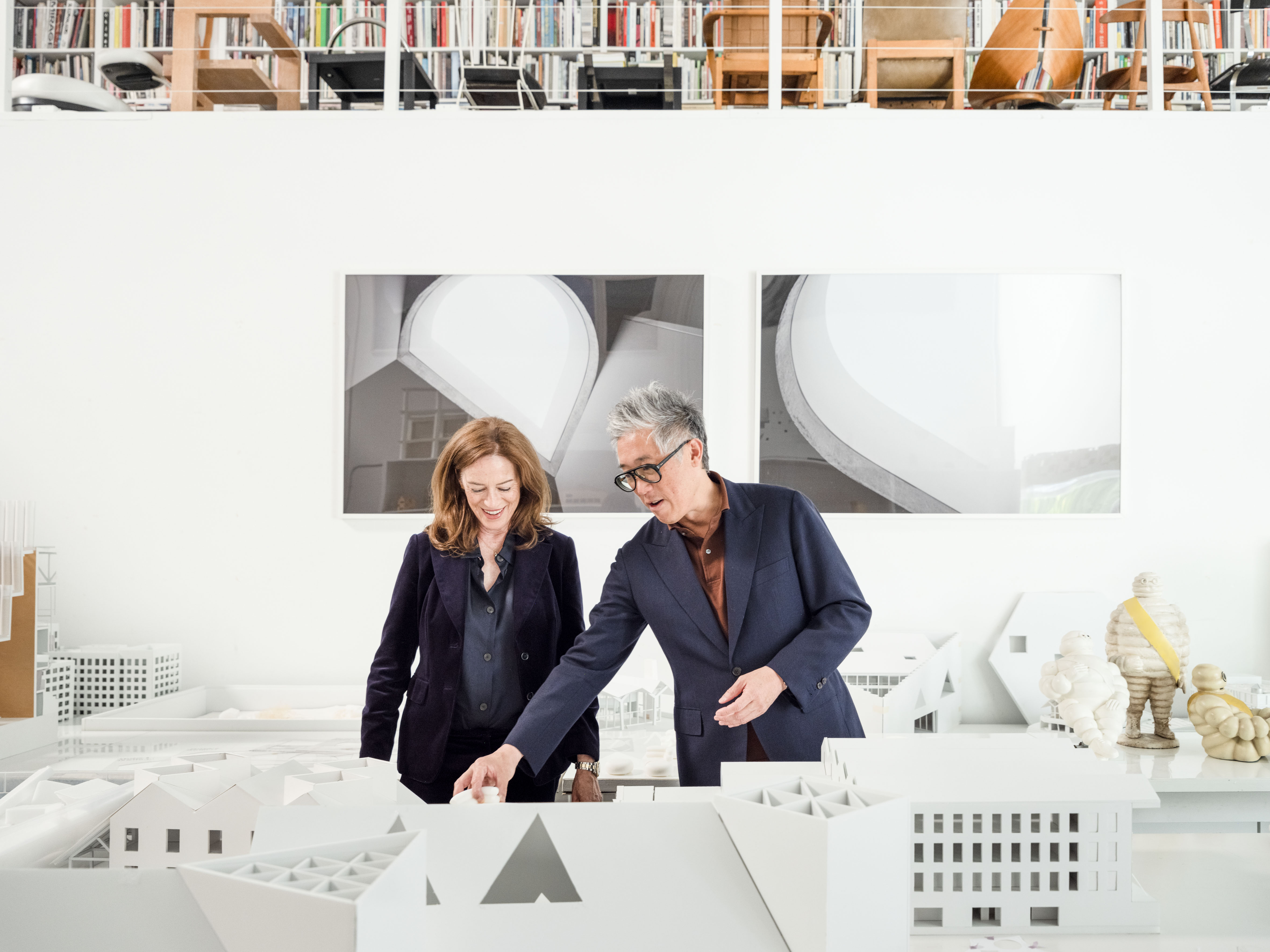 johnston marklee in their studio