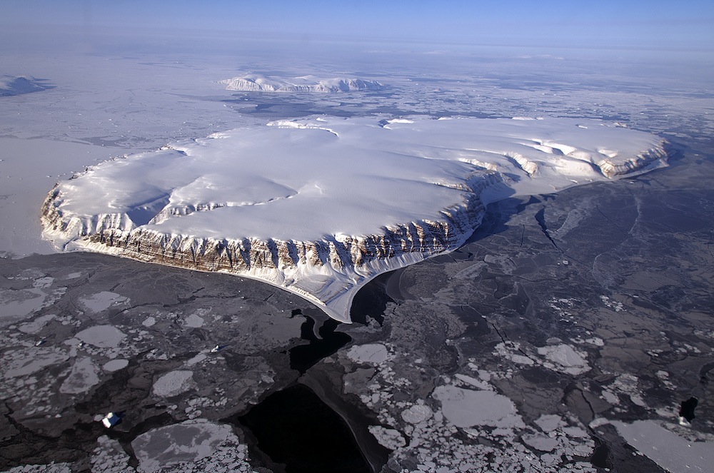 Saunders Island in Greenland