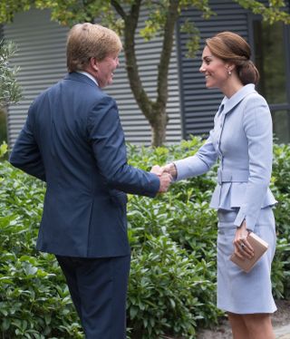King Willem-Alexander and Kate Middleton