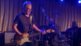 Stone Gossard performs live with Painted Shield, playing a Fender Custom Shop Mike McCready 1960 Stratocaster