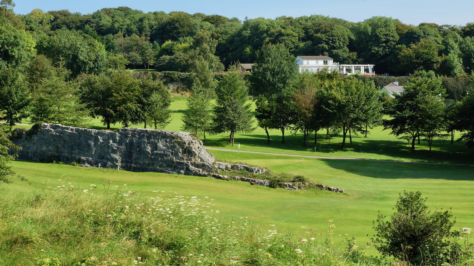 The 17th hole at Kendal Golf Club