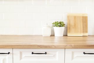 minimal declutter kitchen countertop, how to organize a kitchen