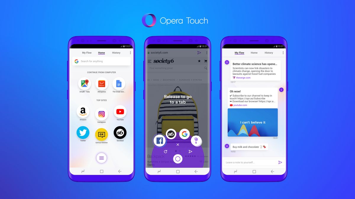 opera browser to mobile