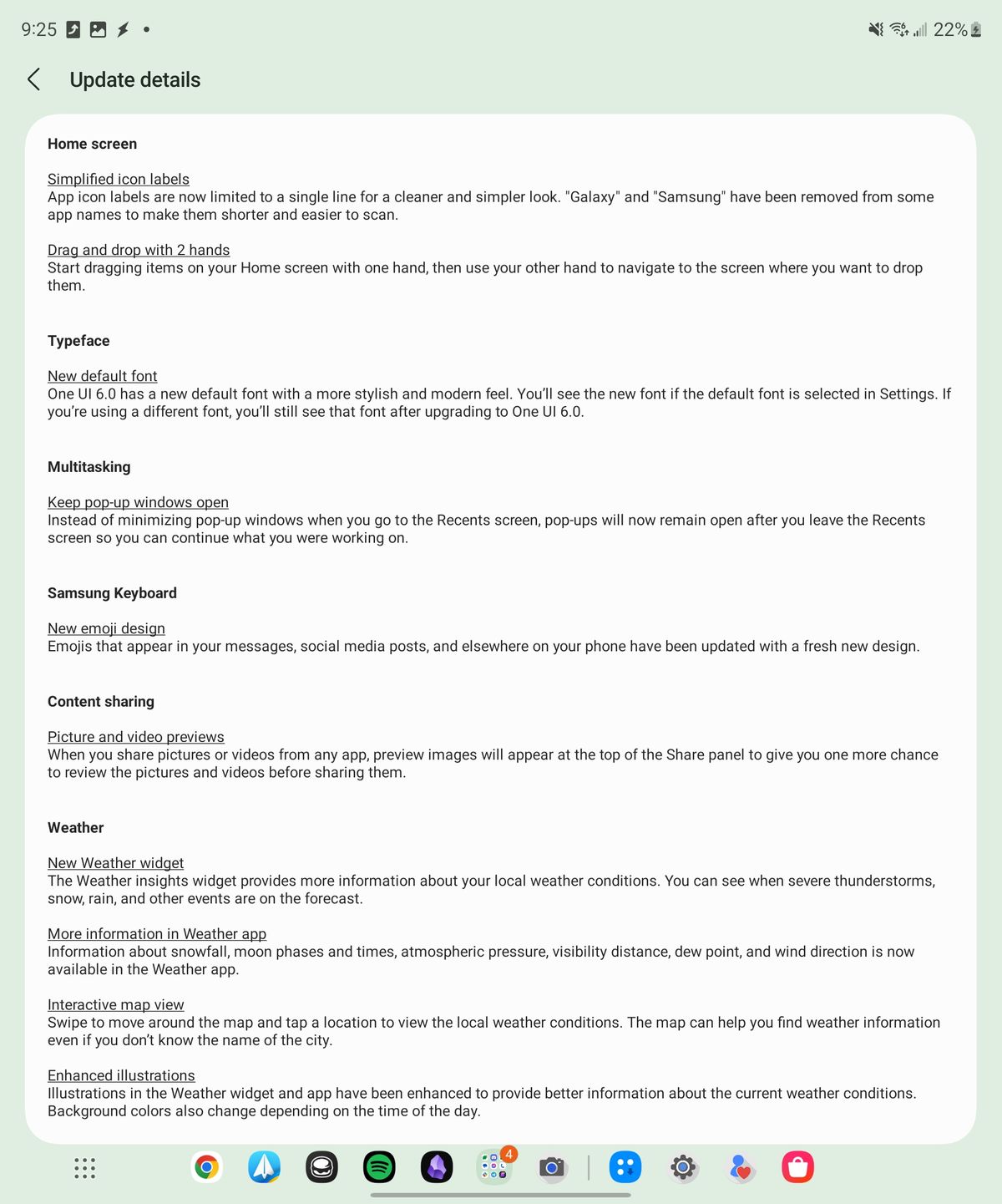 One UI 6 beta 1 changelog for Galaxy Z Fold 5