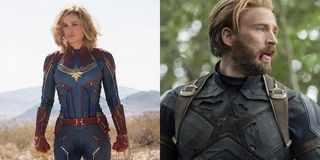 Captain Marvel and Captain America
