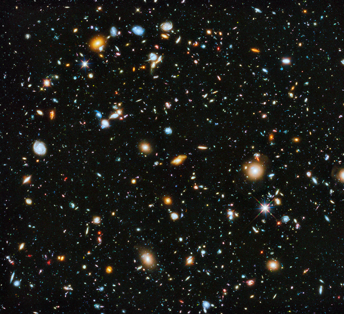 Hubble Deep Field View