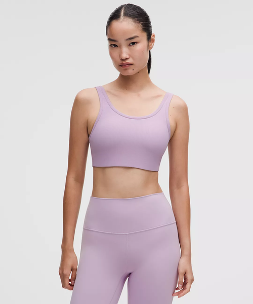 Nulu Ribbed Scoop-Neck Bra