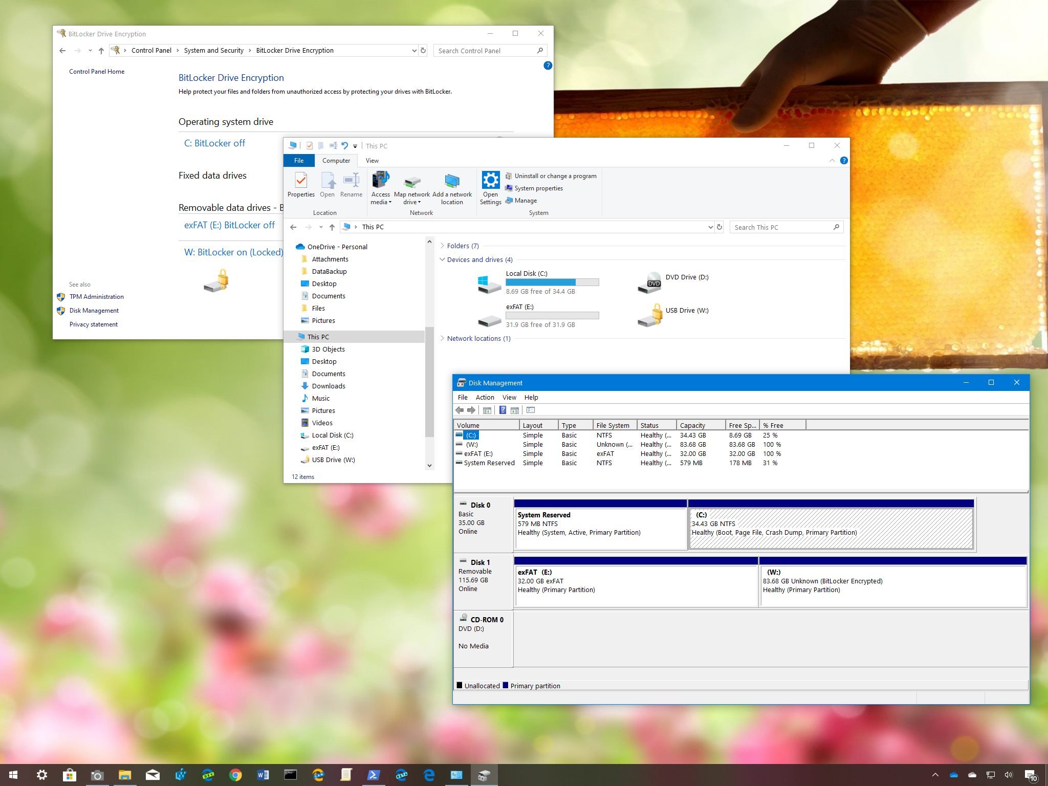 to set up partitions on USB flash drive Windows 10 | Windows Central