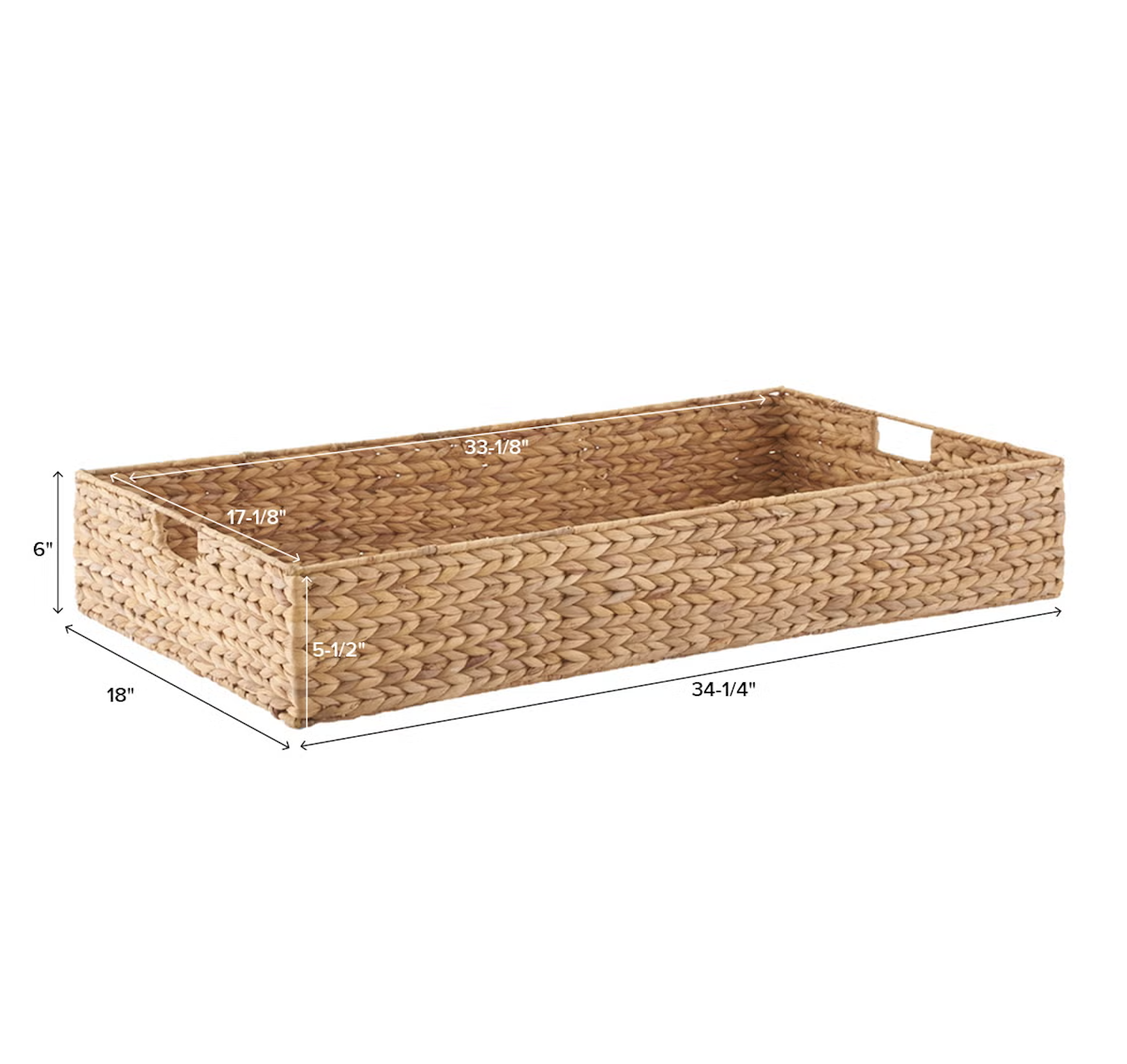Water Hyacinth Coffee Table/under Bed Bin