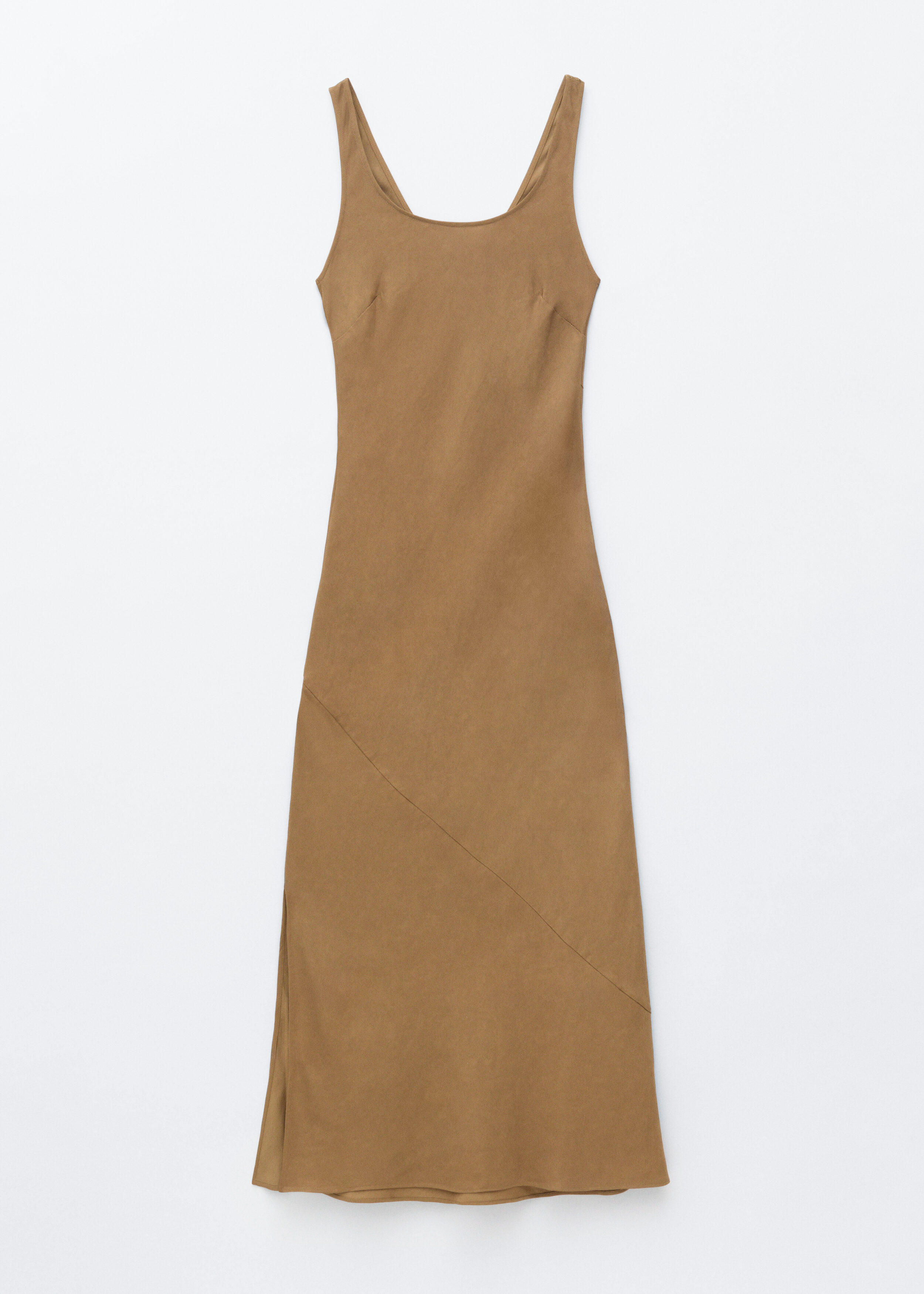 Bias-Cut Midi Dress