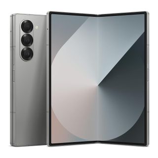 Render of the silver shadow Samsung Galaxy Z Fold 6