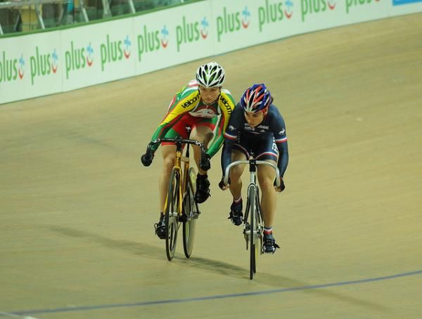 Olga Panarina (Belarus) was beaten by Sandy Clair (France) in a thrilling sprint.