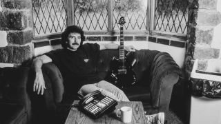 Tony Iommi relaxing at home in 1995