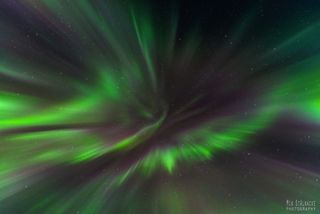 Aurora Corona in Kiruna, Sweden