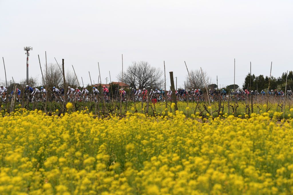 Tirreno-Adriatico passed through the Tuscan countryside