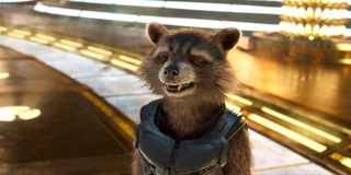 Rocket the Raccoon in Guardians of the Galaxy Vol 2
