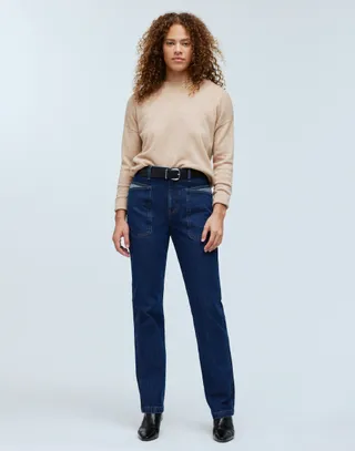The '90s Straight Jean in Boylan Wash: Folded-Pocket Edition