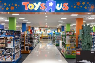The inside of a Toys R Us shop
