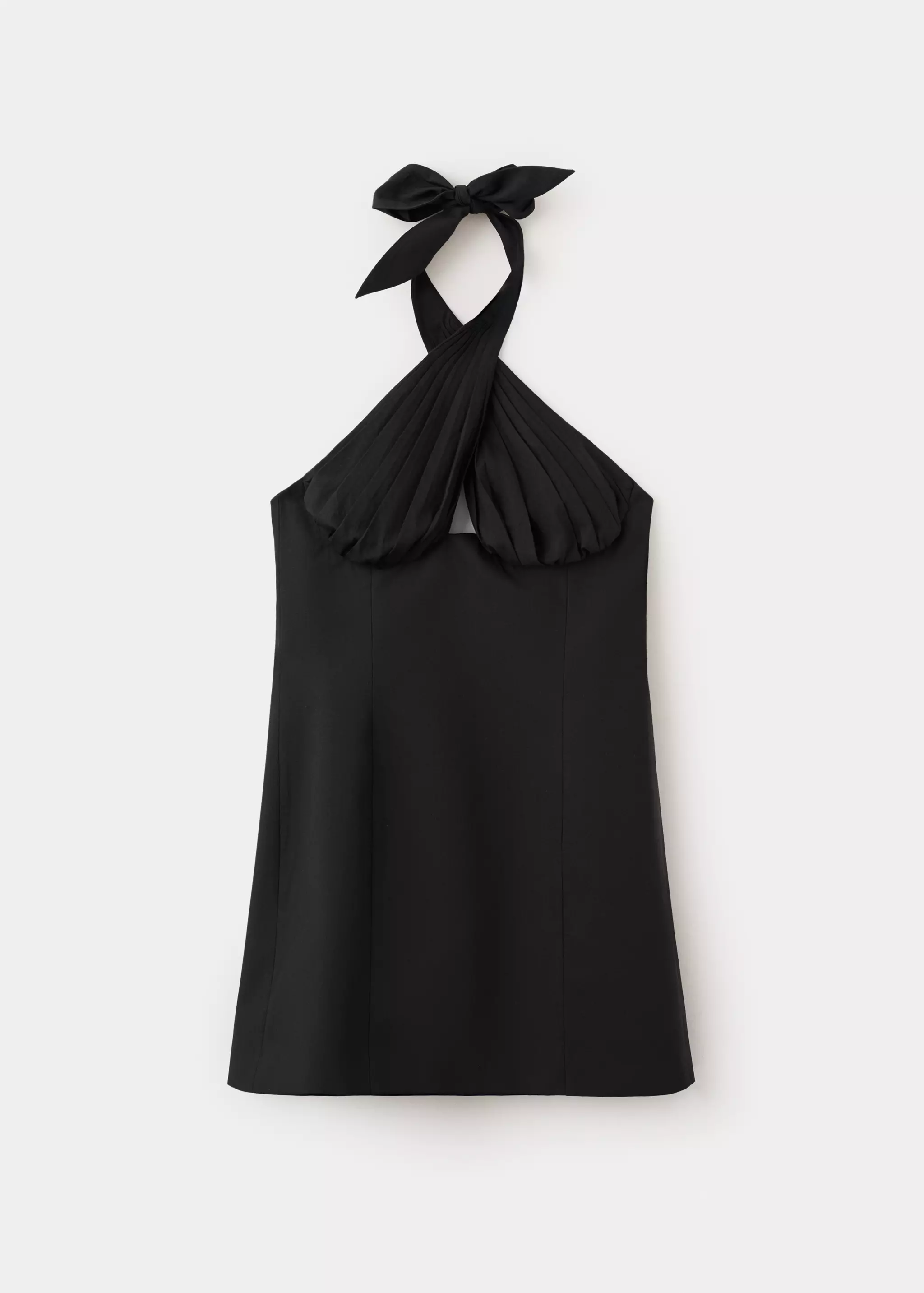 Cross-Over Halter Dress - Women | Mango United Kingdom