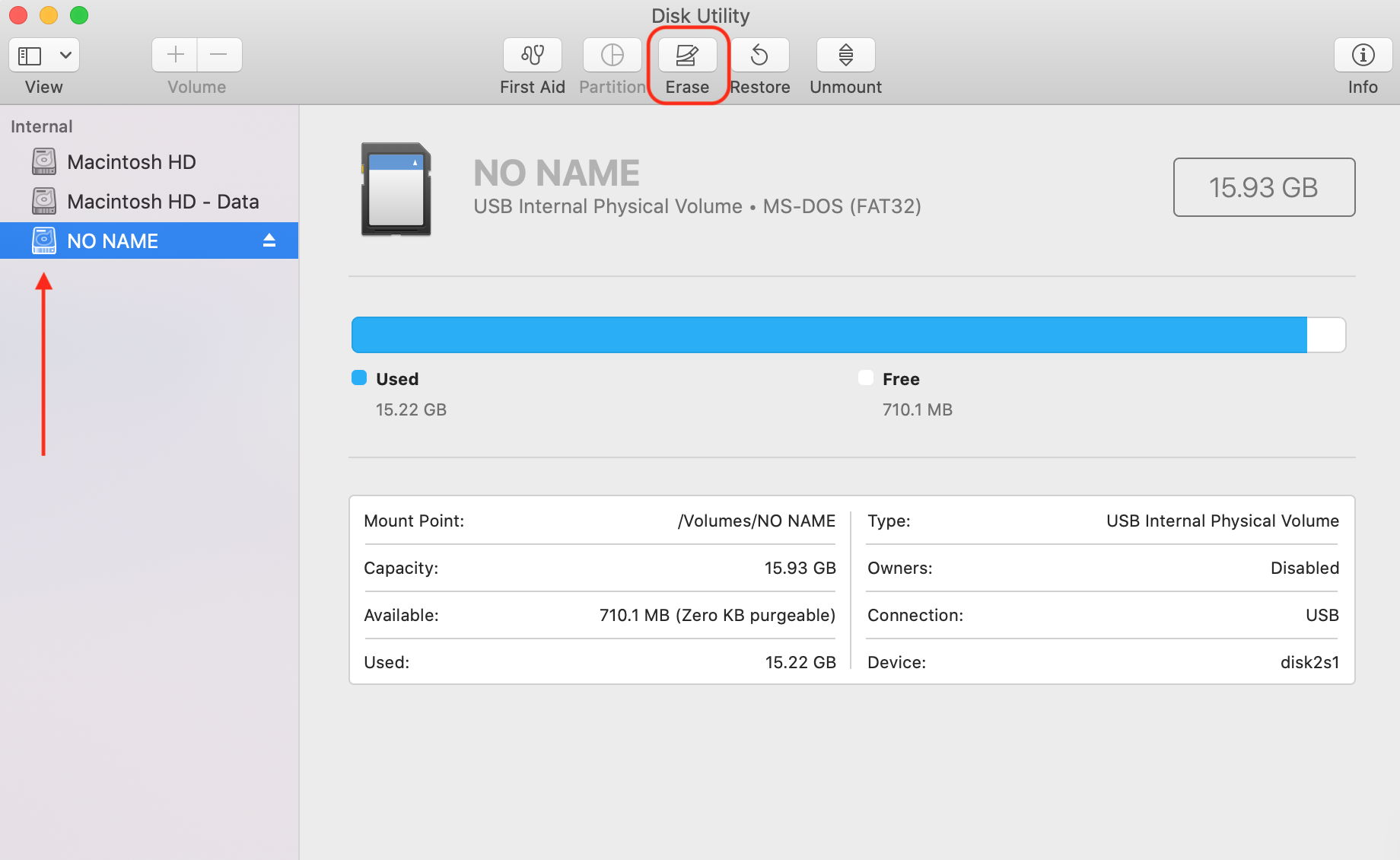 How to format an SD card using Mac