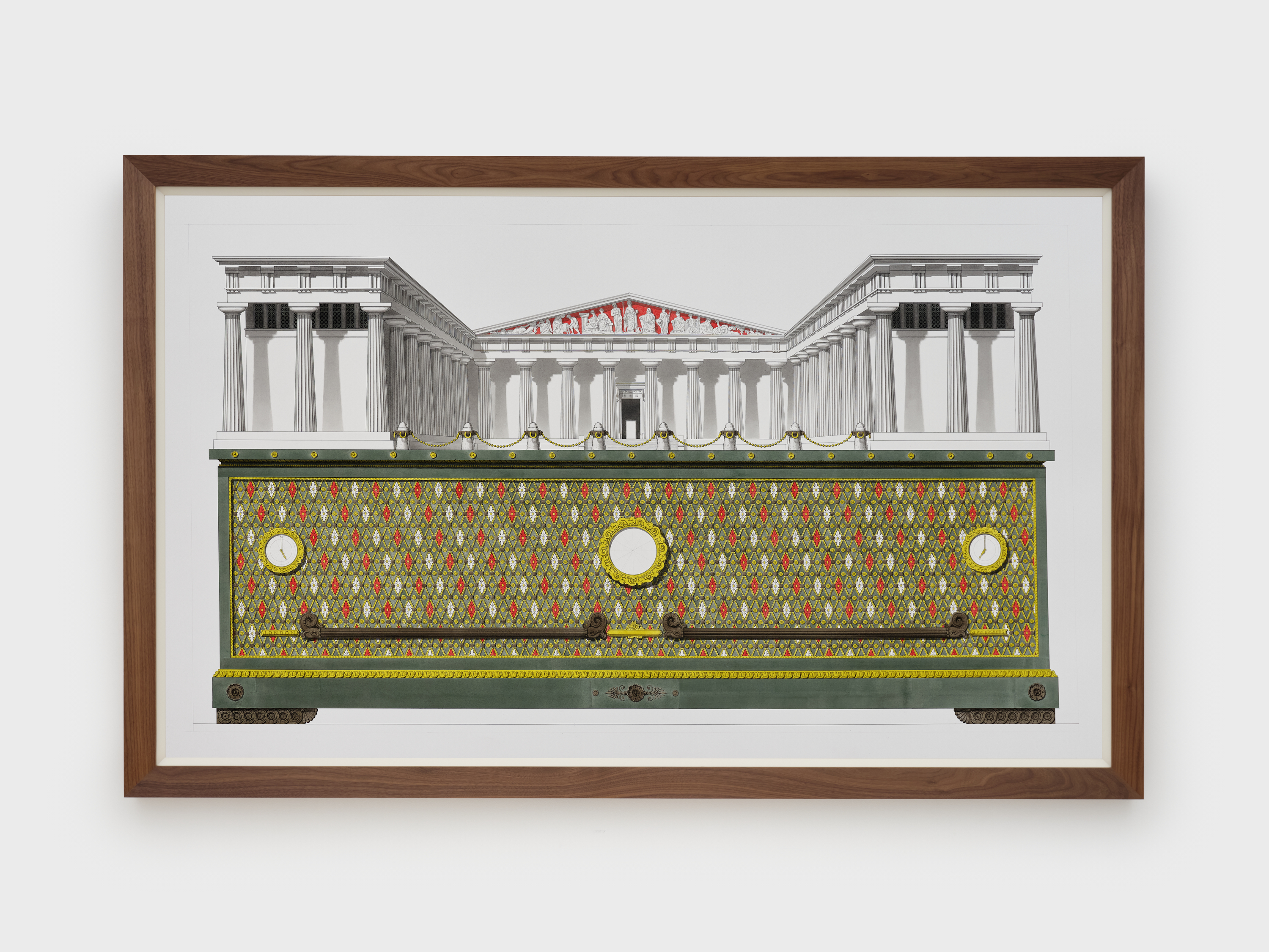 clock drawings by pablo bronstein