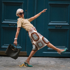 @greceghanem wears best work bags