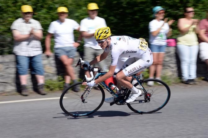 Romain Bardet (Ag2r) battled to save his white jersey