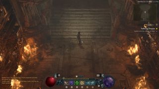 Diablo 4 Rogue standing in dungeon