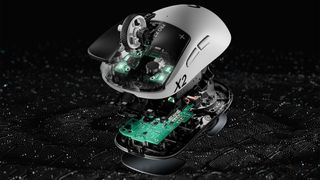 The Logitech G Pro X2 Superstrike Mouse