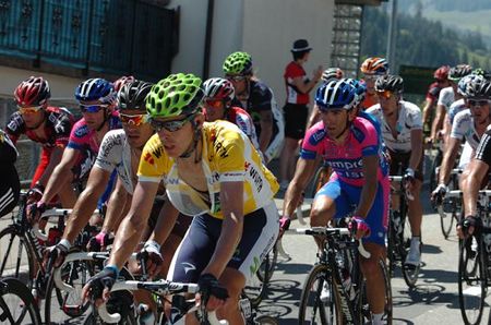 Race overall leader Rui Costa (Movistar)