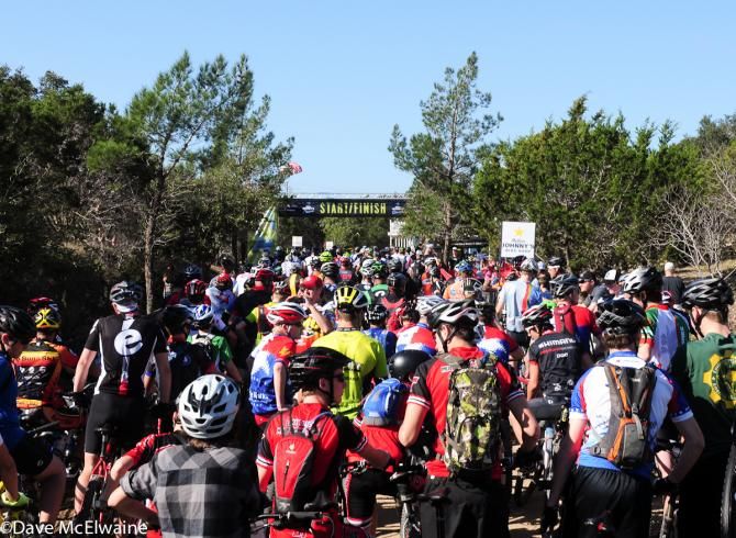 The amateur races today had massive fields
