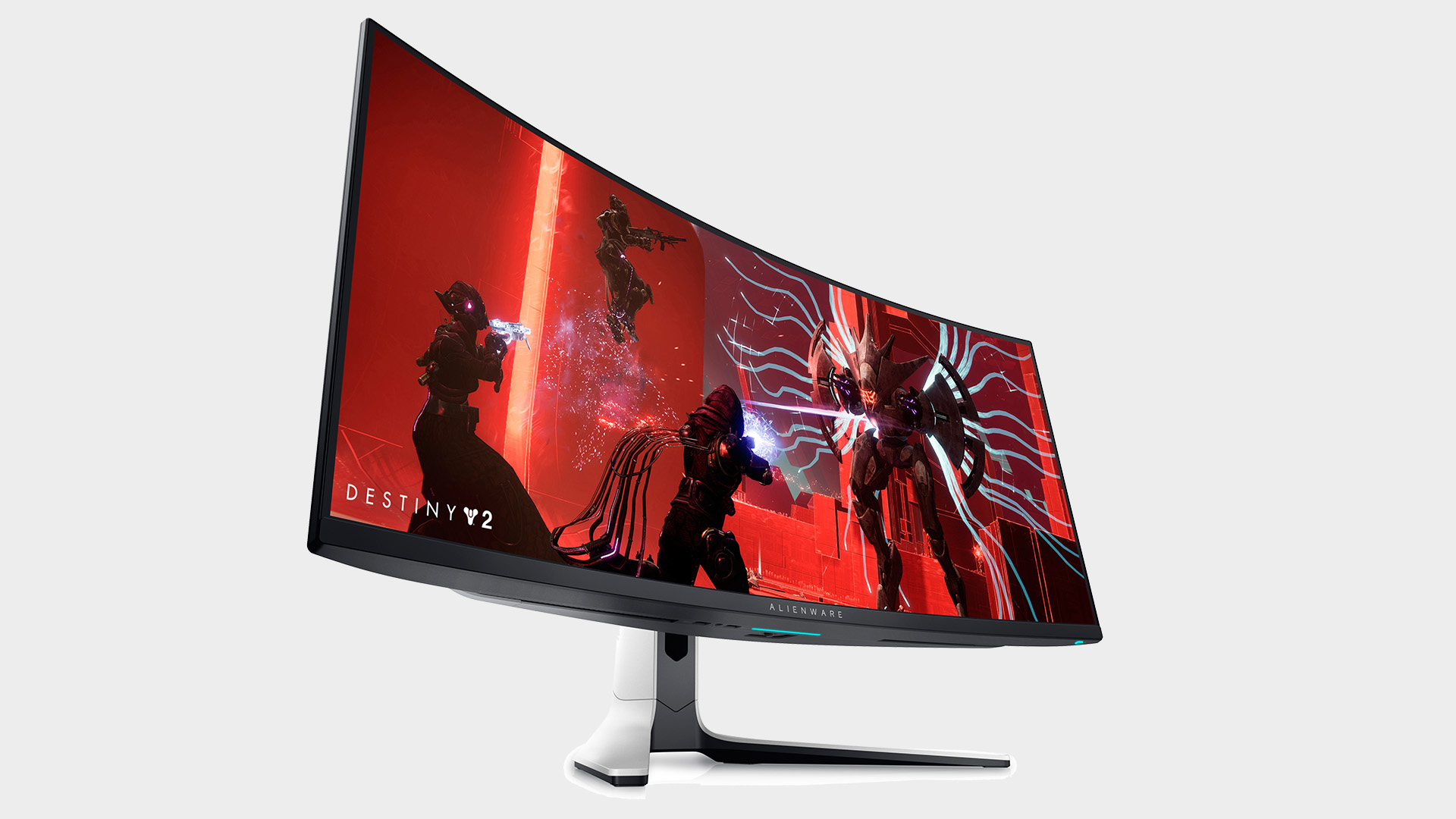 ALIENWARE 34 CURVED QD-OLED GAMING MONITOR - AW3423DW with Destiny 2 on-screen