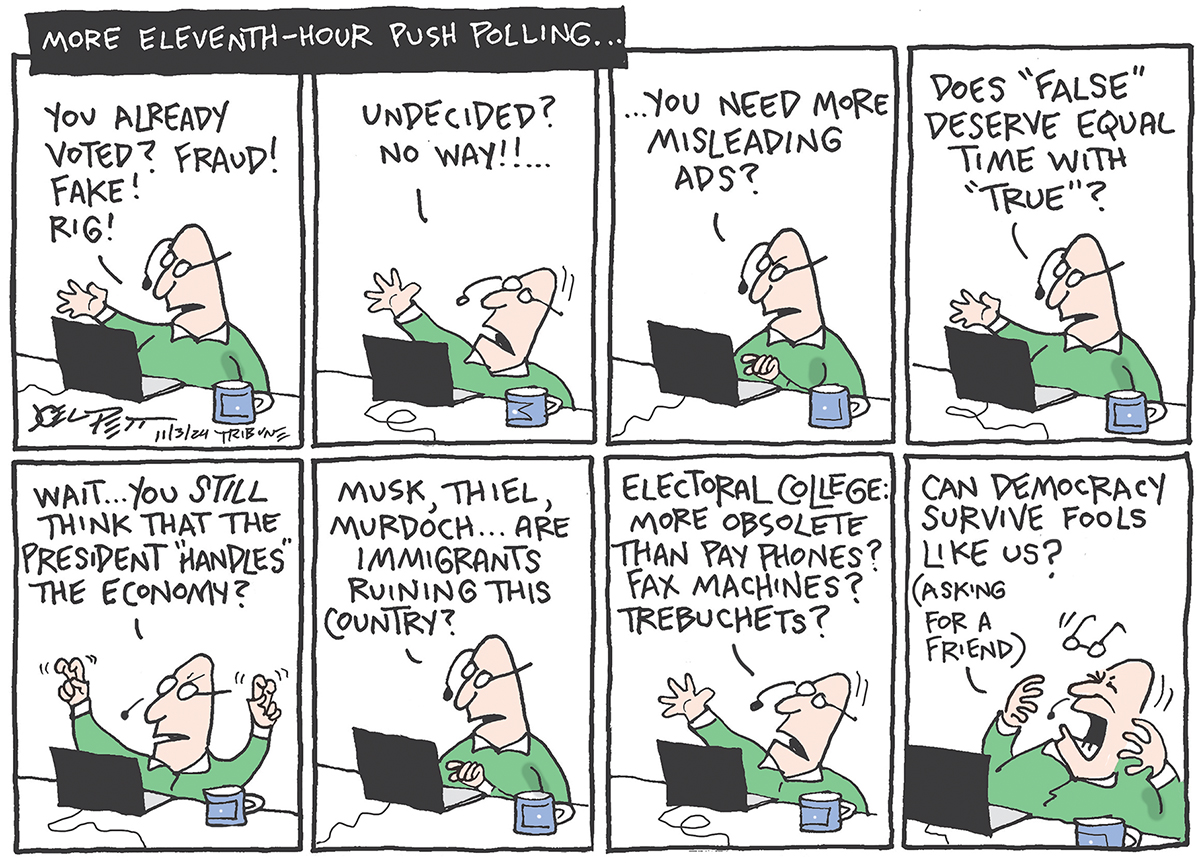 Political cartoon