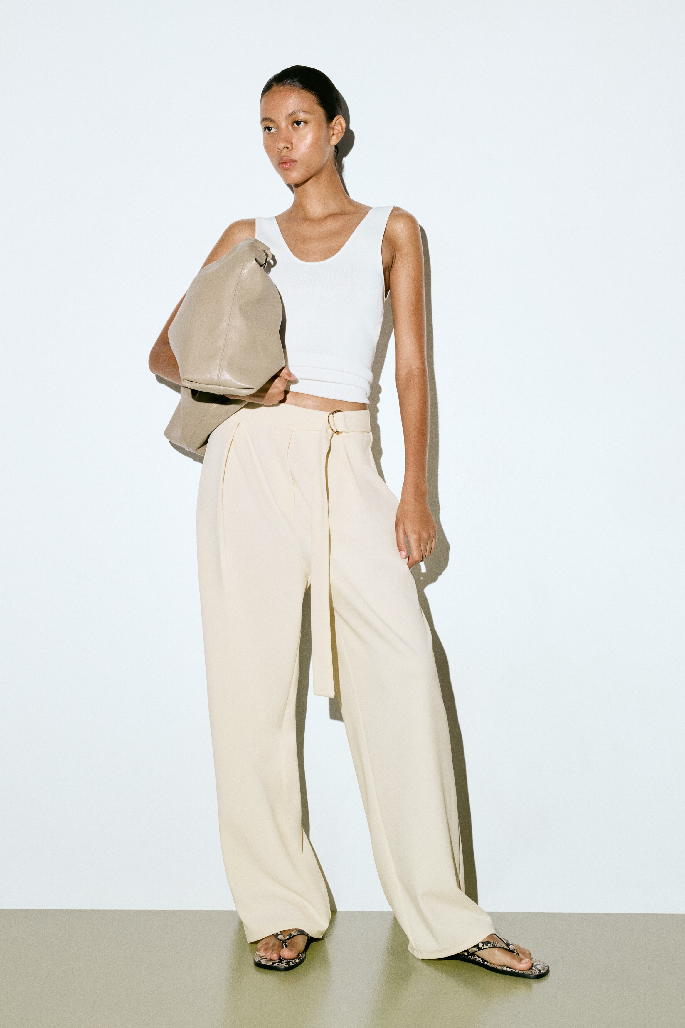 Belted Trousers