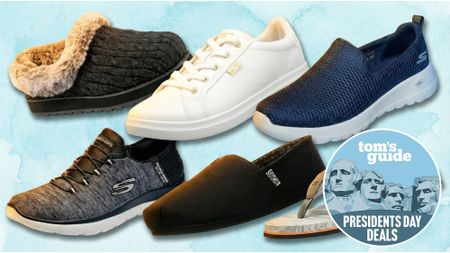 Compilation of Skechers shoes