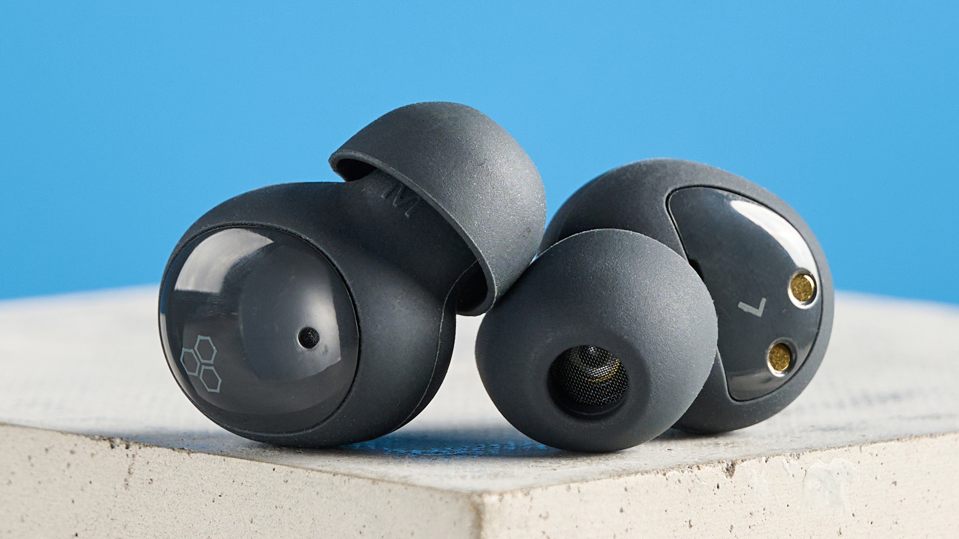 A pair of Final ZE500 for ASMR earbuds
