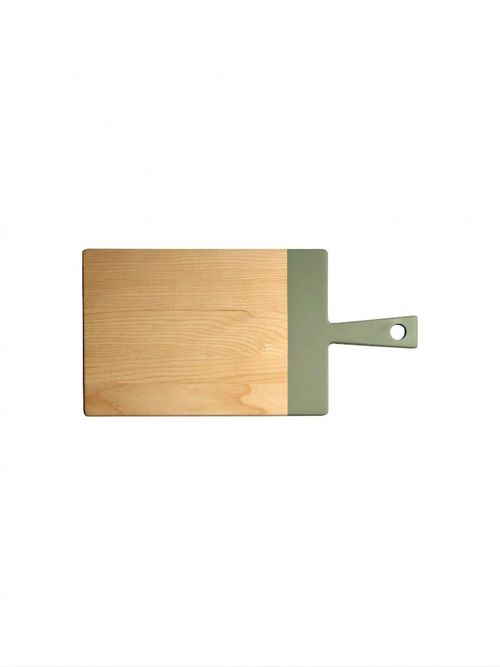 Ash Wood Serving Board Sage Green  