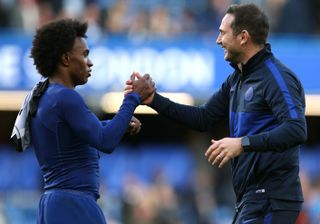 Frank Lampard had hoped to keep Willian at Chelsea