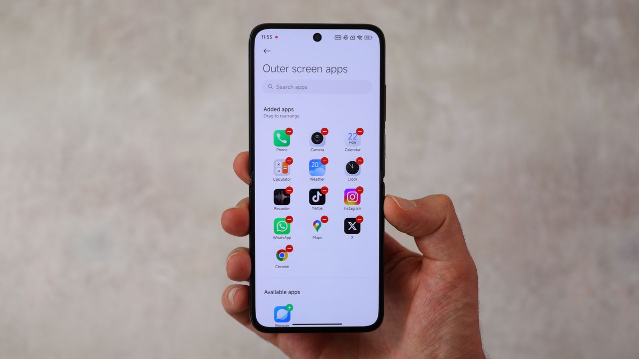 A photo of the Xiaomi Mix Flip