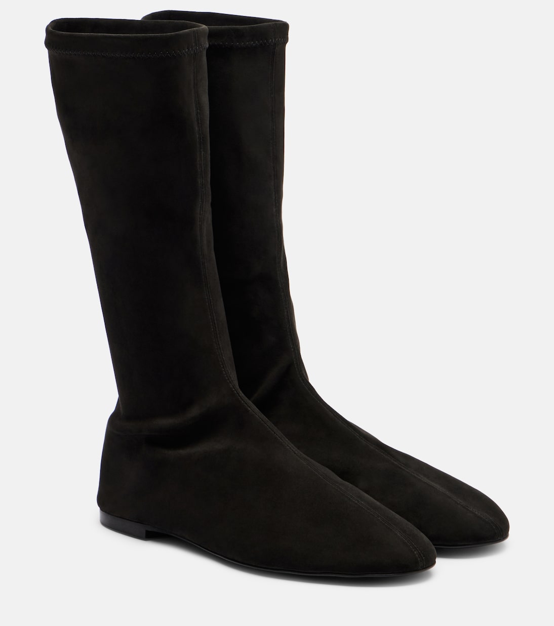 Tee Suede Sock Boots